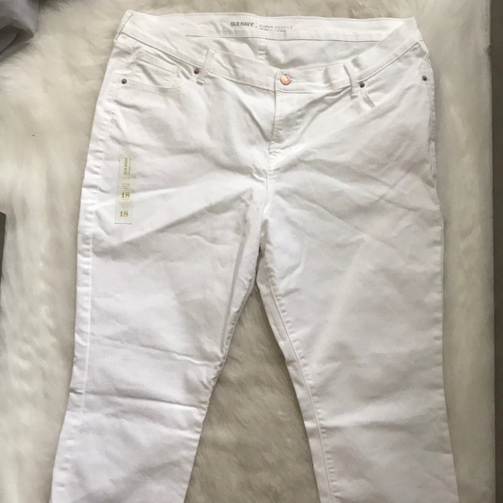 White Old Navy Denim Jeans